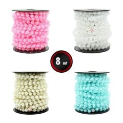 Boncuk Zincir Makara, 8,00 mt - Sedef MAVİ