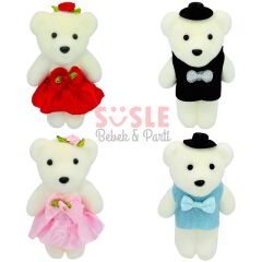 Minik Ayıcık SüS, 11cm x 6cm - Siyah - 1 Adet