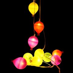 Ledli Balon Şekilli Toplar Dizini Pilli Işık, 2,00 mt,
