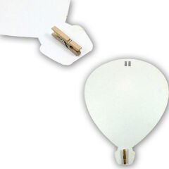 12 Ay Foto Banner, Metalik Karton Balonlu ve Mandallı - 2,40 mt