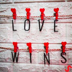 Kalpli Dekoratif SüS Mandalı 3,50 cm x 10 Adet - Kırmızı