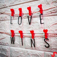 Kalpli Dekoratif SüS Mandalı 3,50 cm x 10 Adet - Kırmızı