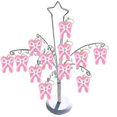 Diş Figürlü Çanta - Pembe - 12 Adet