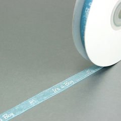 Organze Kurdele, Boy / Girl - 1,0 cm x 23 mt - Renk Seçenekli -