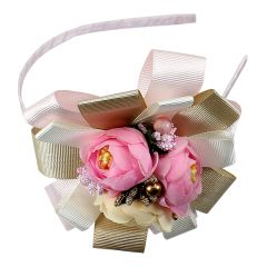 Lohusa Tacı, Çiçekli Altın & Pembe