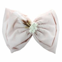 Anne Yatak Ucu Fiyonk, Kuru Çiçekli Pudra Renk