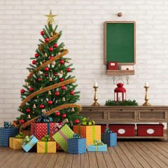 Yılbaşı Ağacı Simli Tepelik Yıldız, 15 cm - Altın