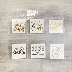 Bride Geçici Dövme, 10 Adet - Altın