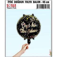 İyiki Doğdun Folyo Balon - 45cm