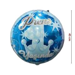 Prens 1 Yaşında Folyo Balon - 45cm
