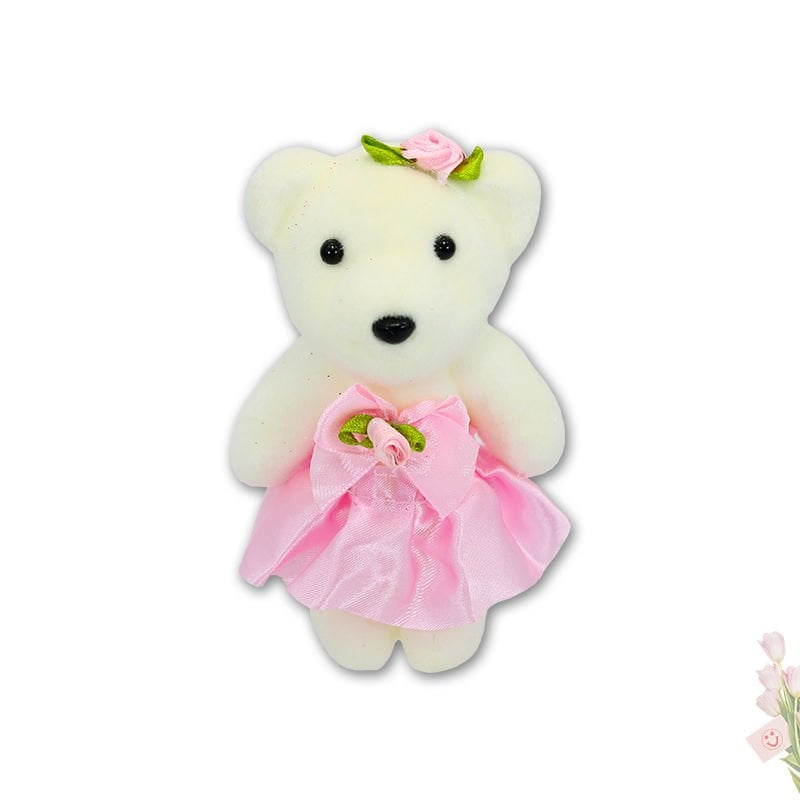 Minik Ayıcık SüS, 11cm x 6cm - Pembe - 1 Adet