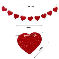 Kalp Uzar, Simli Eva SüS - 10cm x 115cm