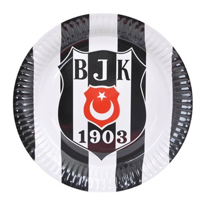 Beşiktaş - Tabak - 23,00 cm - 8 Adet