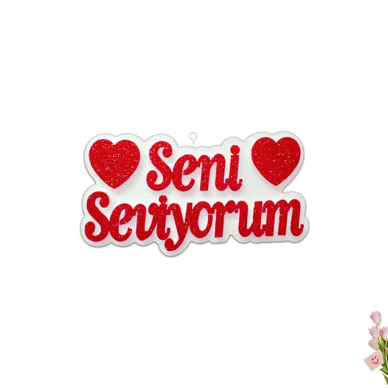 Seni Seviyorum Strafor Süs - 30cm x 17m