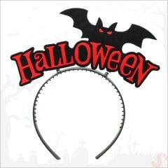 Halloween Yarasa Taç - Kırmızı