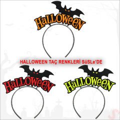 Halloween Yarasa Taç - Sarı