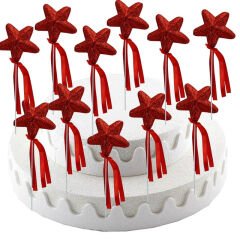 Yıldız Çubuk, 23 cm x 5,5 cm Kırmızı - 1 Adet