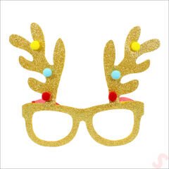 Yılbaşı Gözlük - Altın