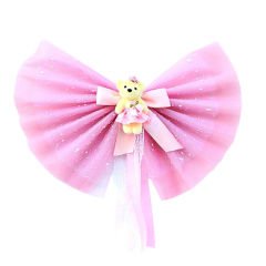 Hastane Odası Yatak Ucu Fiyongu, Ayıcıklı Pembe