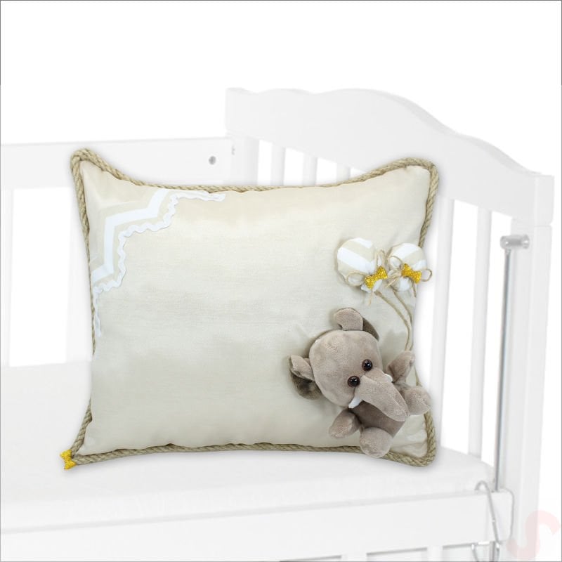 Takı Yastığı, Pelüş Fil Süslemeli