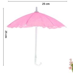 Dekoratif SüS Şemsiyesi, 25 cm - Pembe