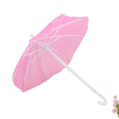 Dekoratif SüS Şemsiyesi, 25 cm - Pembe