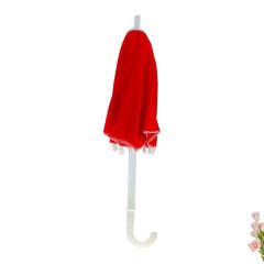 Dekoratif SüS Şemsiyesi, 25 cm - Kırmızı
