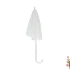 Dekoratif SüS Şemsiyesi, 25 cm - Beyaz