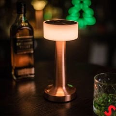 Şarjlı Dokunmatik Ayarlanabilir Renk Tonlu LED Masa Lambası - 21cm