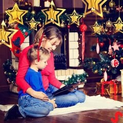 3 Boyutlu Döner Sarkıt 11 Adet Yıldız Tavan SüS Seti