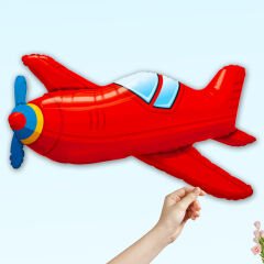Uçak Folyo Balon - 90 cm x 53 cm