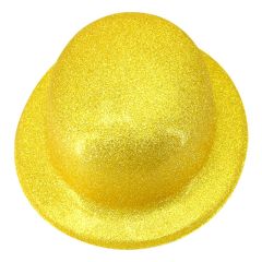 Simli Melon Şapka, 27cm x 7cm x 1 Adet - Altın