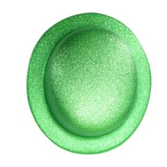 Simli Melon Şapka, 27cm x 7cm x 1 Adet - Yeşil