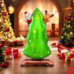 Yılbaşı Ağacı Folyo Balon 63cm x 34cm