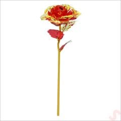 Kutulu ve Led Işıklı Sonsuzluk Gülü, 35cm - Kırmızı