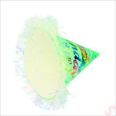 Hologram Happy Birthday Şapka, 24cm x 1 Adet - Yeşil