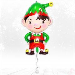 Noel Elf Folyo Balon 85cm x 58cm
