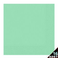 Makaron Peçete, 33 x 33 cm - 16 Adet - Yeşil