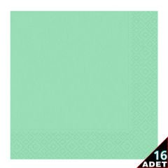 Makaron Peçete, 33 x 33 cm - 16 Adet - Yeşil