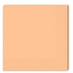 Makaron Peçete, 33 x 33 cm - 16 Adet - Turuncu