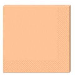 Makaron Peçete, 33 x 33 cm - 16 Adet - Turuncu