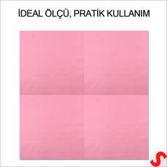 Pembe Peçete - 33cm x 33cm - 20 Adet