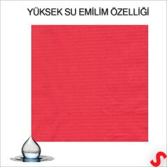 Kırmızı Peçete - 33cm x 33cm - 20 Adet