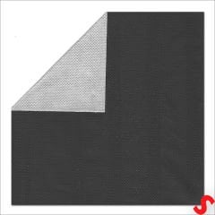 Siyah Peçete - 33cm x 33cm - 20 Adet