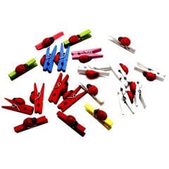 Uğur Böcekli Mandal - ( 12 Adet )