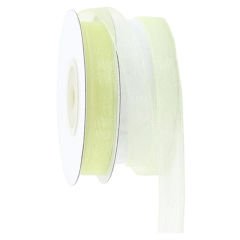 Organze Kurdele, 1,00 cm x 23 mt -  6 Renk Seçenekli - KIRMIZI