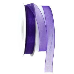 Organze Kurdele, 1,00 cm x 23 mt -  6 Renk Seçenekli - MOR