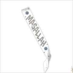 Sünnet Maşallah Kuşak, 6cm x 170 cm - Gümüş