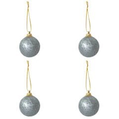 Yılbaşı Ağacı 20 Parça SüSleme Seti - Gümüş