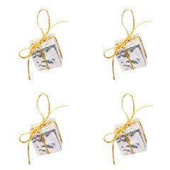 Yılbaşı Ağacı 20 Parça SüSleme Seti - Gümüş